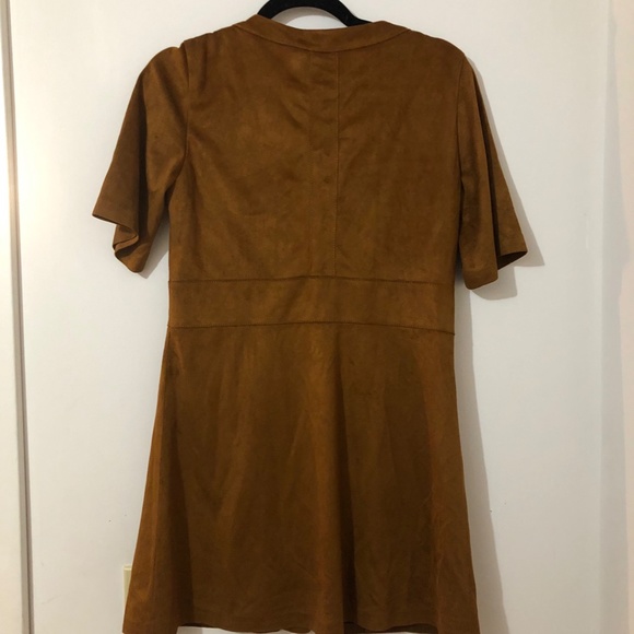 🍂Zara Faux Suede Mini Dress - Picture 2 of 4